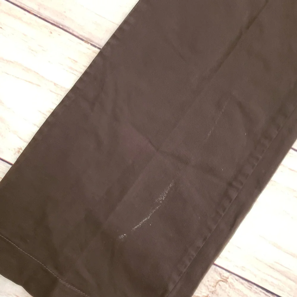 Brandy Melville J Galt Pants Women Small Brown Wide Leg High Rise Trousers 27x30 - Picture 4 of 11